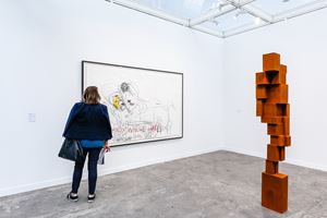 Paul McCarthy and Anthony Gormley, <a href='/art-galleries/xavier-hufkens/' target='_blank'>Xavier Hufkens</a>, FIAC, Paris (17–20 October 2019). Courtesy Ocula. Photo: Charles Roussel.